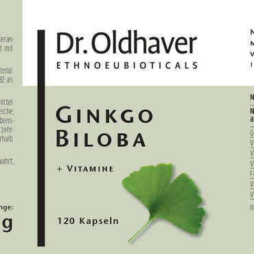 Gingko Biloba Kapseln + Vitamine (120 Kps.)