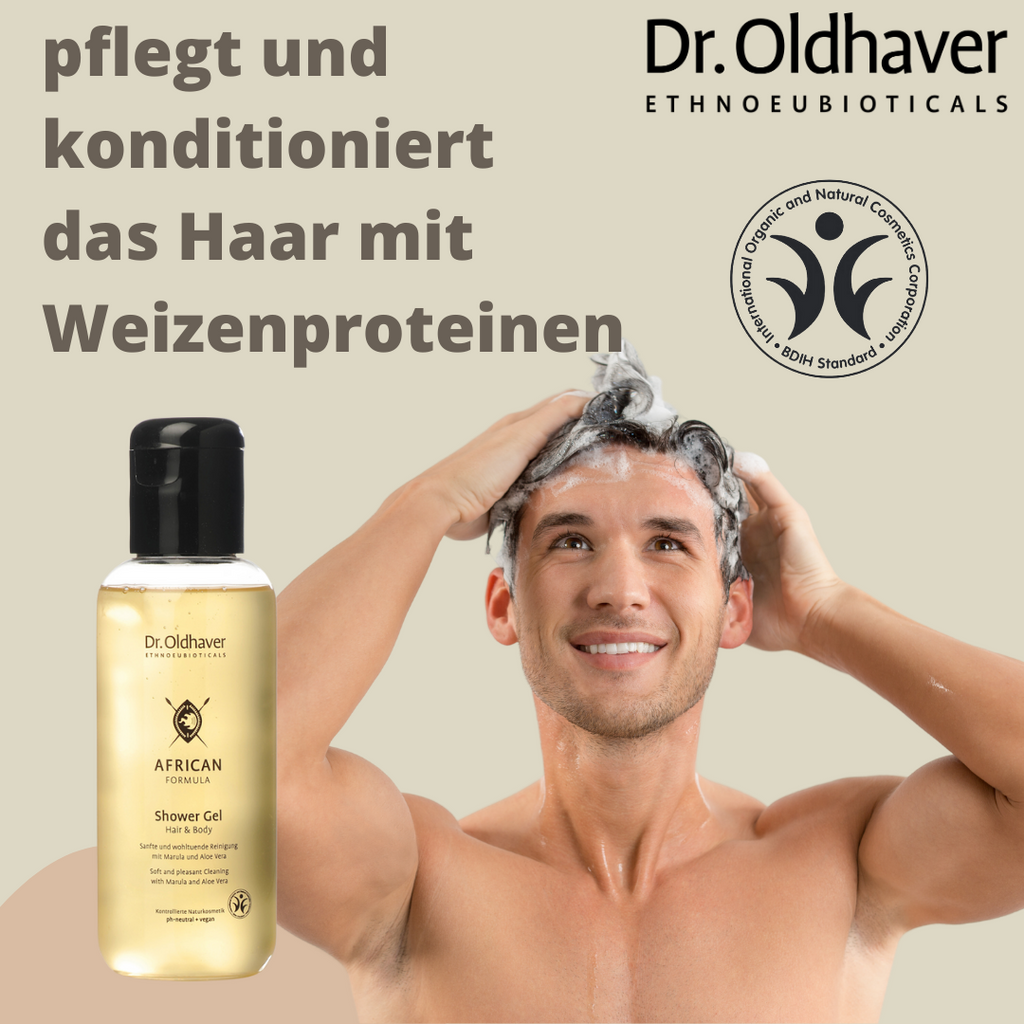 Shower Gel - Hair & Body mit Marula (200ml)