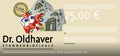 Dr. Oldhaver Geschenkgutschein 25,- €