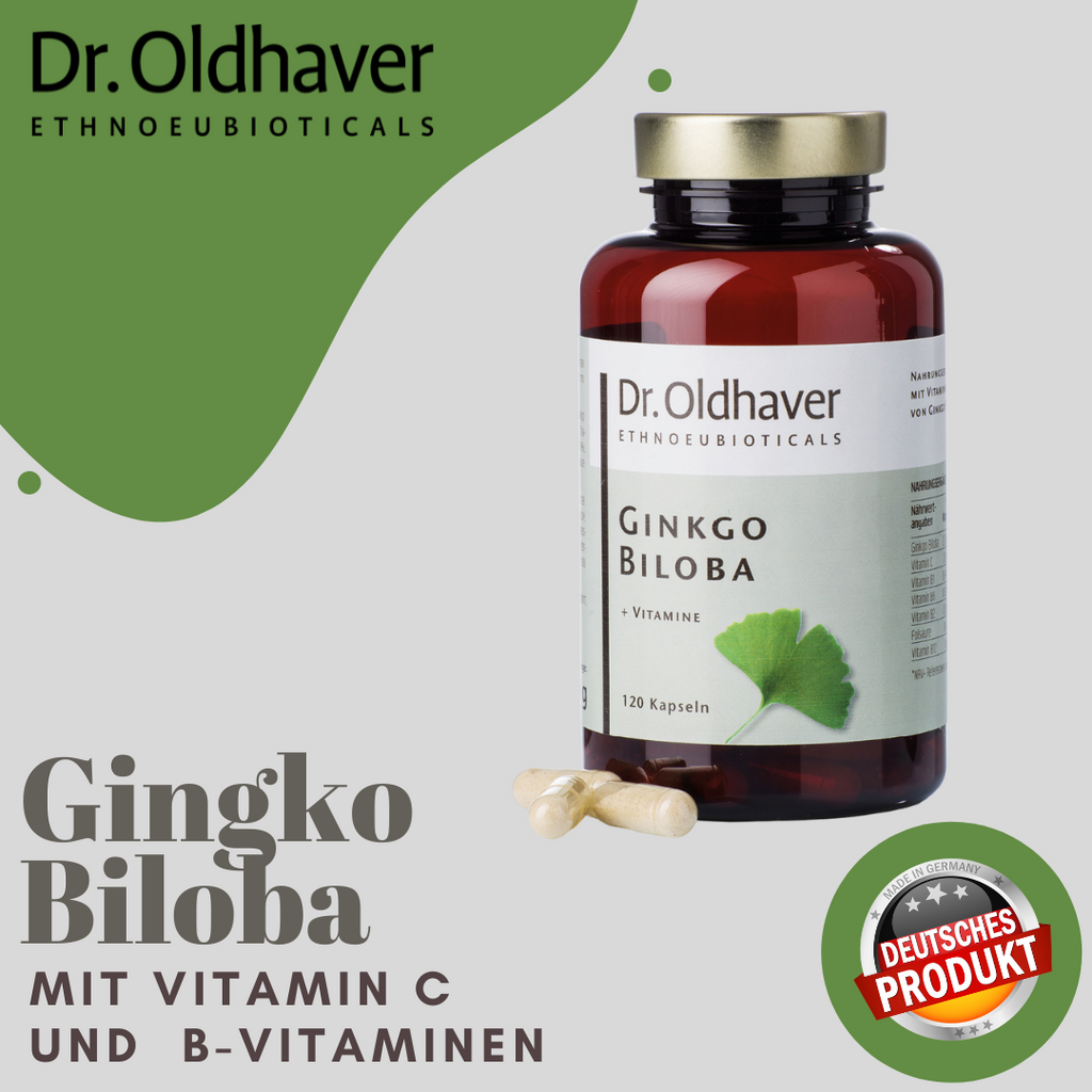 Gingko Biloba Kapseln + Vitamine (120 Kps.)