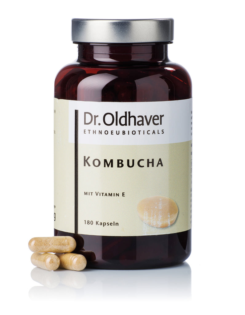 Kombucha + Vitamin E Kapseln (180 Kps.) - Dr. Oldhaver